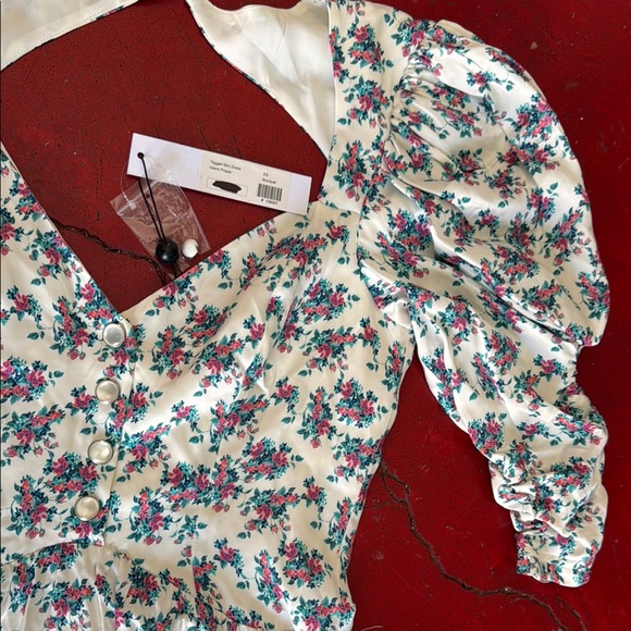 For Love & Lemons Floral Mini  Dress - Picture 4 of 8